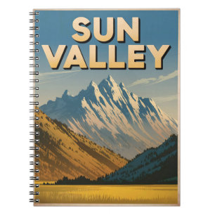 Sun Valley Idaho Vintage Notebook