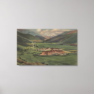 Sun Valley, IDView of Sun Valley Lodge Canvas Print