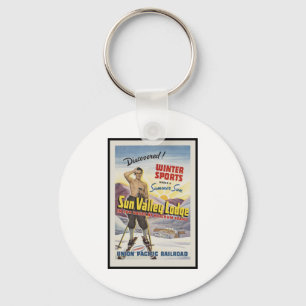 Sun Valley Lodge Idaho Keychain