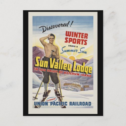 Sun Valley Lodge Idaho Postcard