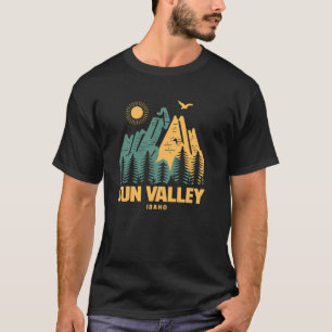 Sun Valley Mountains Idaho Hiking Outdoors Vintage T-Shirt