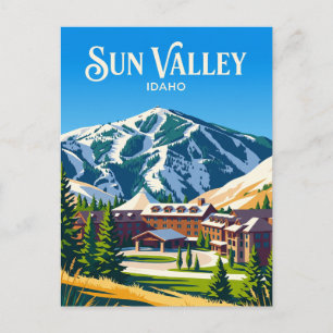 Sun Valley Resort USA Postcard
