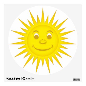 Sun Wall Decal by SteelCrossGraphics at Zazzle