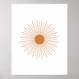 Sun Wall Decor, Sun Poster, Sun Art Print