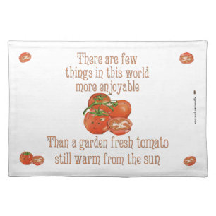 Sun Warmed Tomatoes Placemat