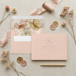 Sun-Washed Garden Blush ID1283 Envelope