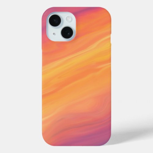 Sun Waves Abstract iPhone Case