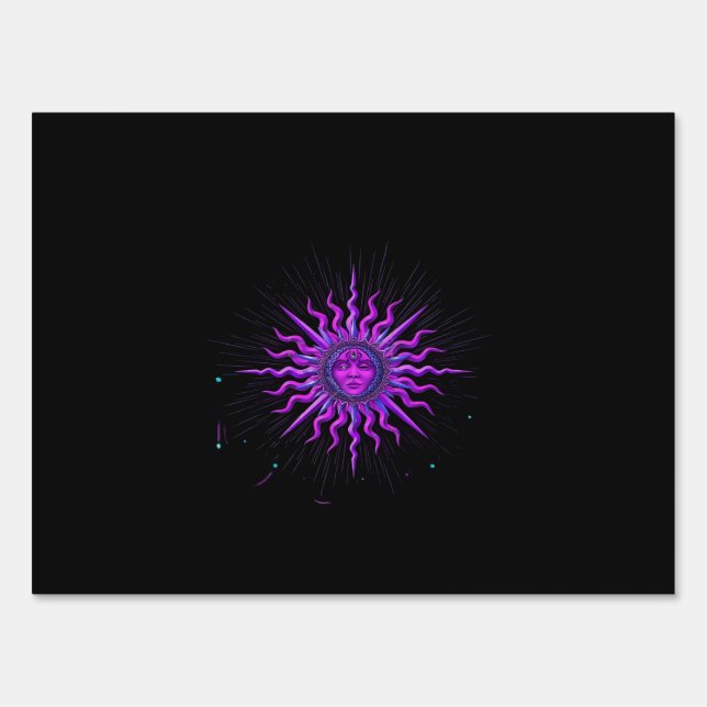 Sun - Whimsigoth Graphic Sign (Front)