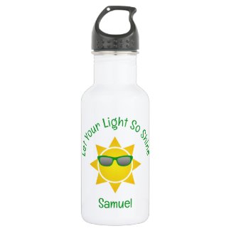 Sun with Green Shades Slogan and Name