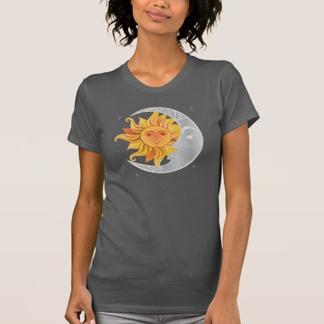 Sun with moon-graphic design T-Shirt. T-Shirt (Front)