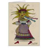 Sun Woman Ukrainian Folk Art (Front)