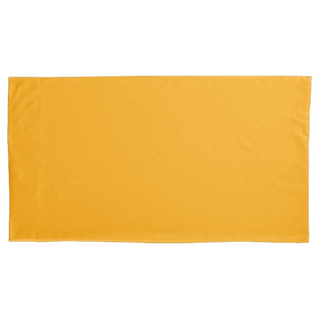 Sun Yellow color Easily Customize This Pillow Case (Front-Left)