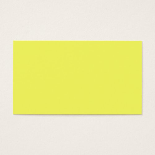 Sun Yellow Color Only Visual Identifier Tools Business Card Templates