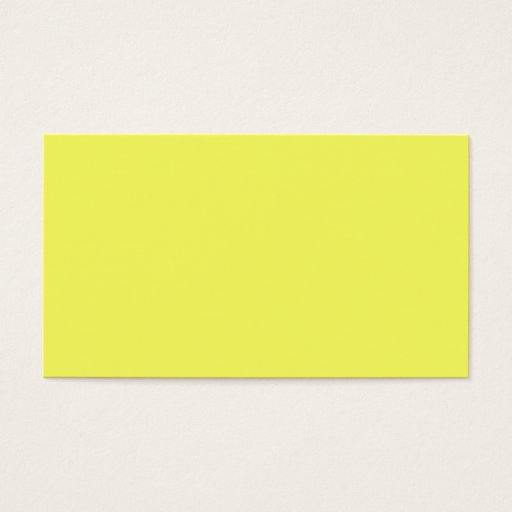 Customizable Sun Yellow Color Only Visual Identifier Tools Business Card Templates