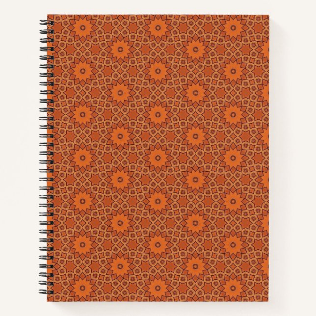 Sunbaked Star Medallion Notebook (Front)