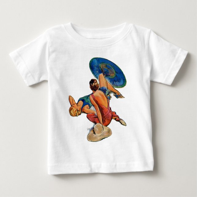 Sunbathers Baby T-Shirt (Front)