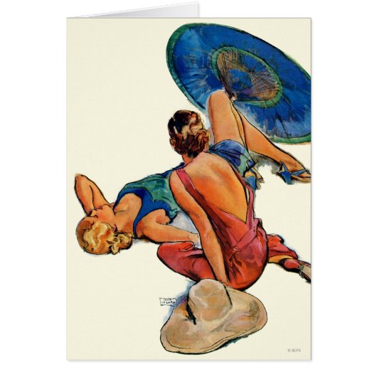 Sunbathers Cards (Front)