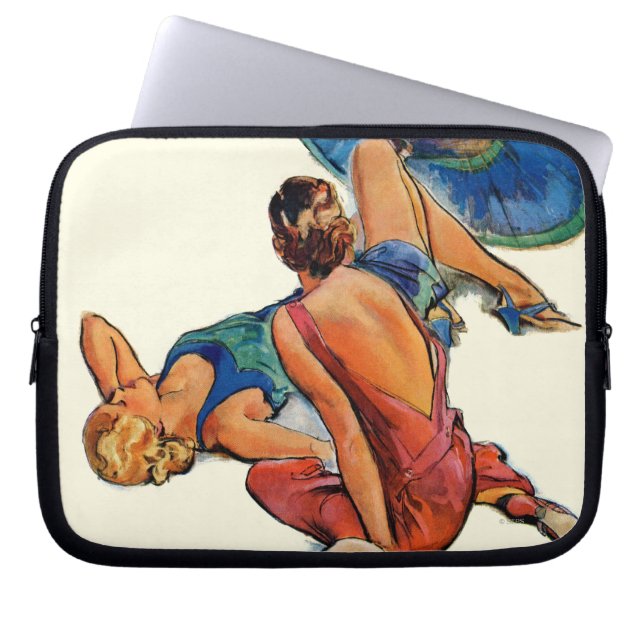 Sunbathers Laptop Sleeve (Front)