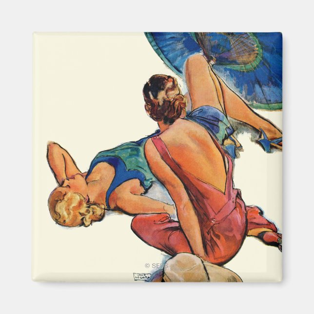 Sunbathers Magnet (Front)