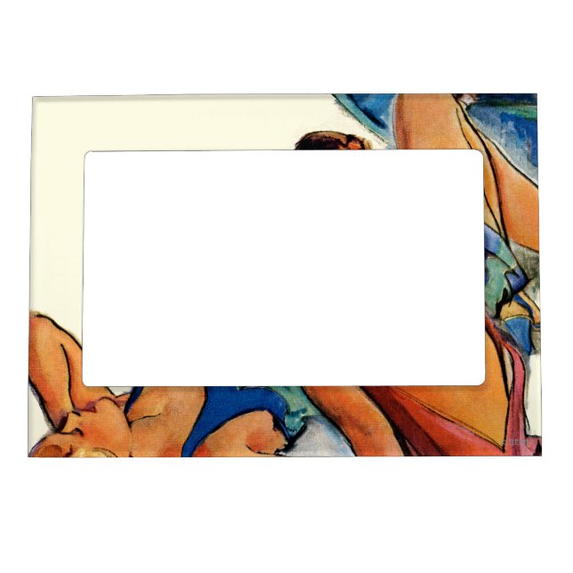 Sunbathers Magnetic Photo Frame (Front)