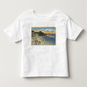 Sunbathers & Swimmers at the Beach Toddler T-shirt