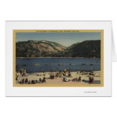 Sunbathers & Swimmers on the Beach (Front Horizontal)