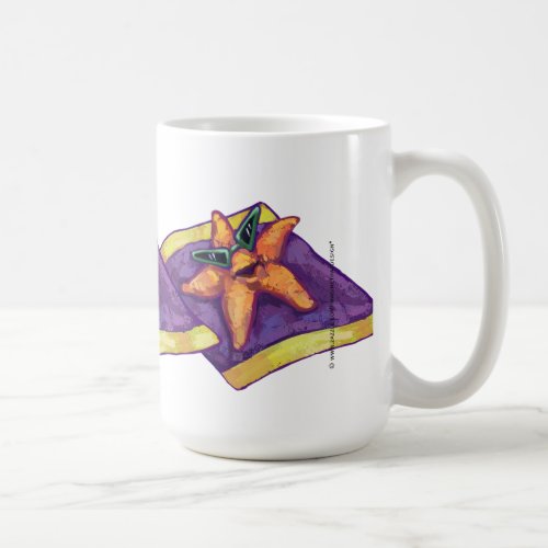 Sunbathing Starfish Coffee Mug