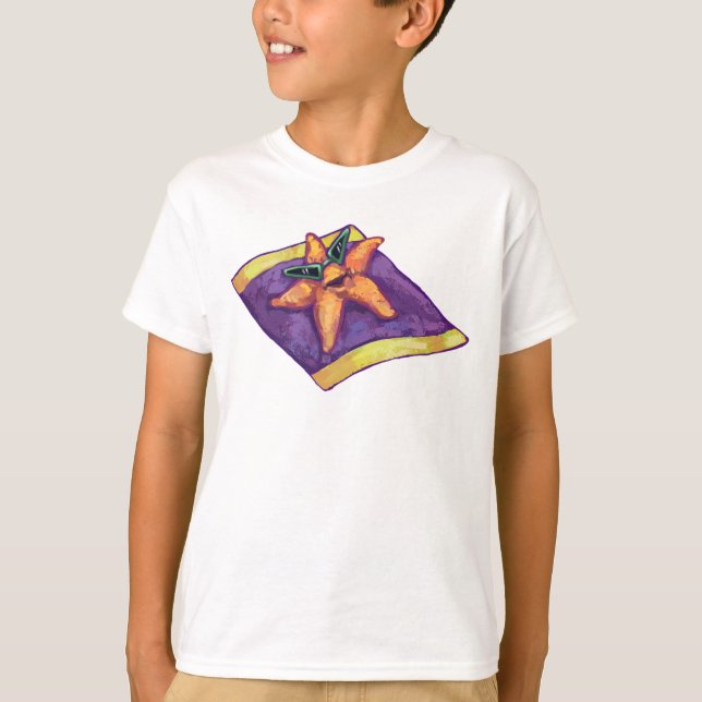 Sunbathing Starfish T-Shirt (Front)