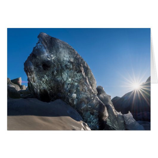 Sunbeam and ice, Iceland Cards (Front Horizontal)
