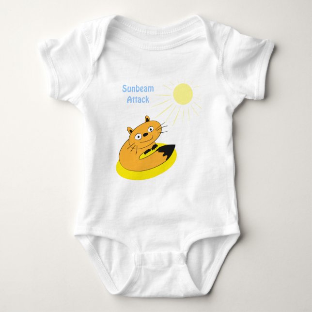 Sunbeam Attack Baby Bodysuit (Front)