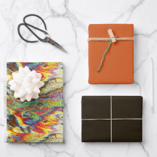 Sunbeam Flare Design Wrapping Paper Sheets