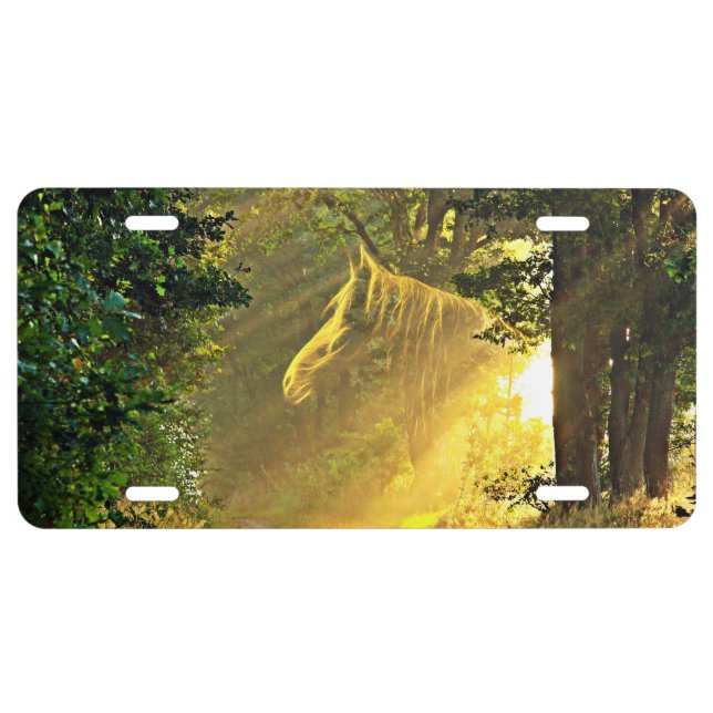 Sunbeam horse license plate (Front)