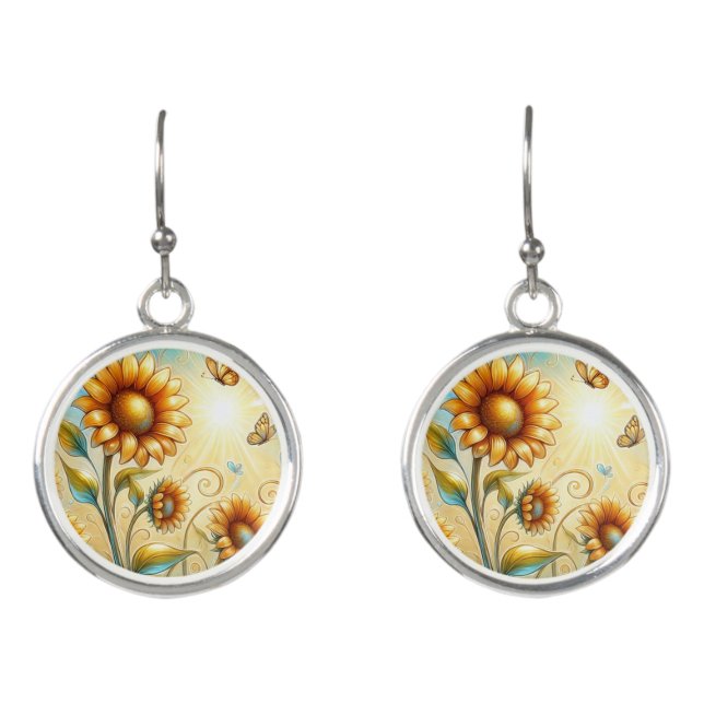 Sunbeam Serenade Earrings (Front)