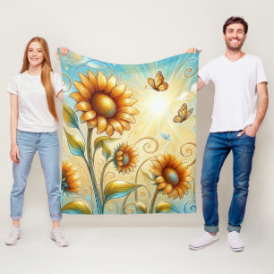 Sunbeam Serenade Fleece Blanket