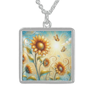 Sunbeam Serenade Sterling Silver Necklace