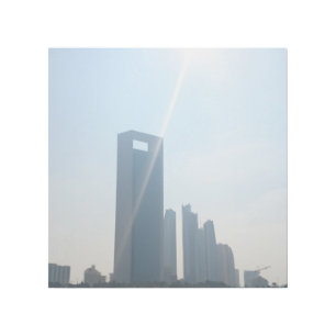 Sunbeam & Skyscraper 12" x 12" Gallery Wrap