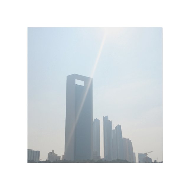 Sunbeam & Skyscraper 12" x 12" Gallery Wrap (Front)