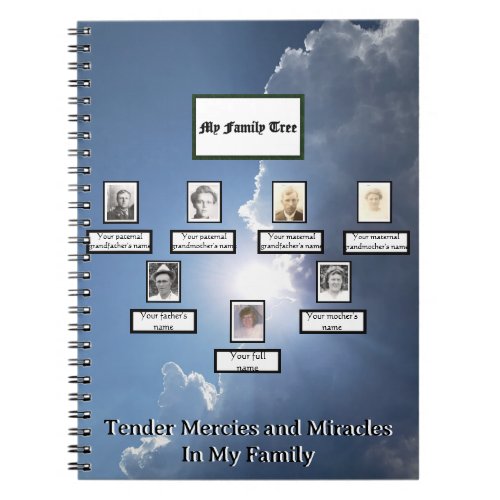 Sunbeams Clouds Three Generation Mercies Miracles Notebook