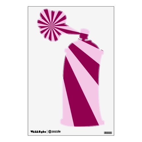 Sunbeams in Pink and Cerise Wall Decal