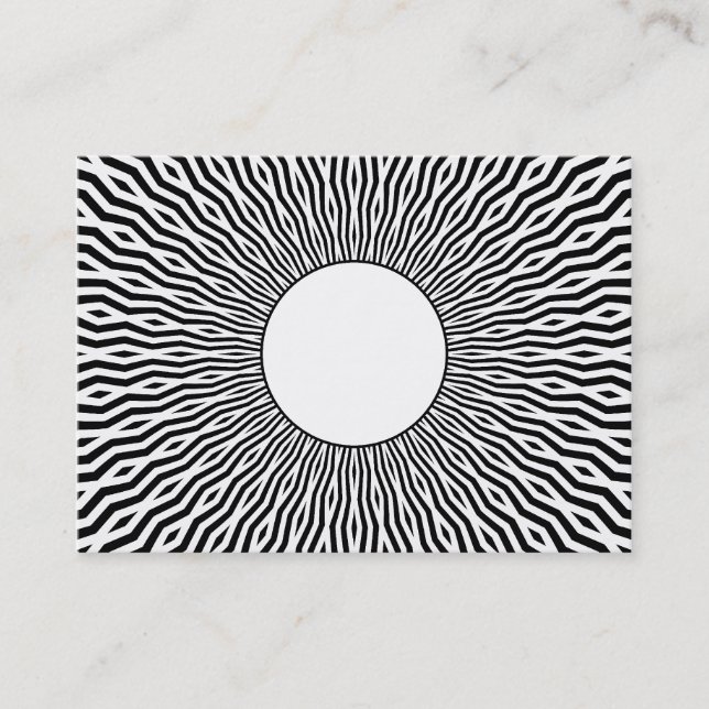Sunburst 02 business card (Front)