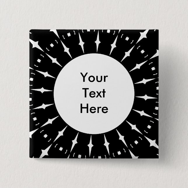 Sunburst 05 pinback button (Front)