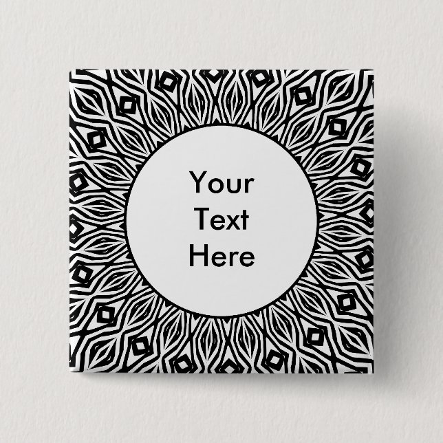 Sunburst 06 pinback button (Front)