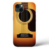 Sunburst Acoustic Guitar iPhone 13 Case