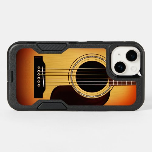 Sunburst Acoustic Guitar OtterBox iPhone 14 Case