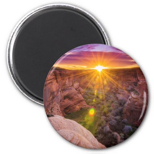 Sunburst at Canyon de Chelly AZ Magnet