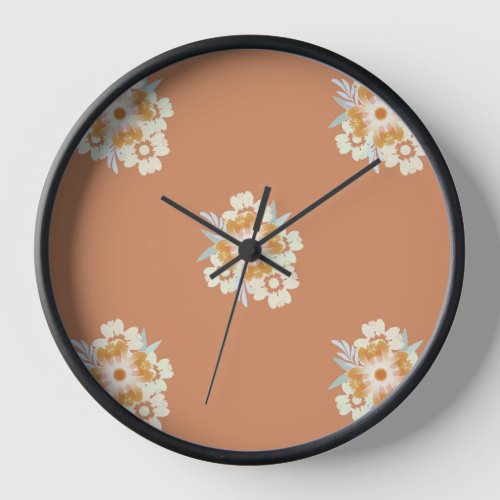 Sunburst Blossom Clock