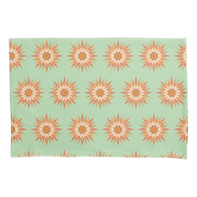 Sunburst Boho Pillow Case (Front)