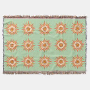 Sunburst Boho Throw Blanket