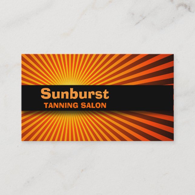 Sunburst Business Card (Front)