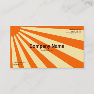 Sunburst Business Card